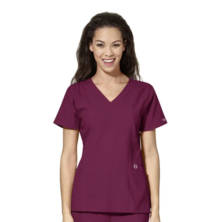 Bluza uniforma medicala dama M, 6155A-WINE, WonderWink PRO