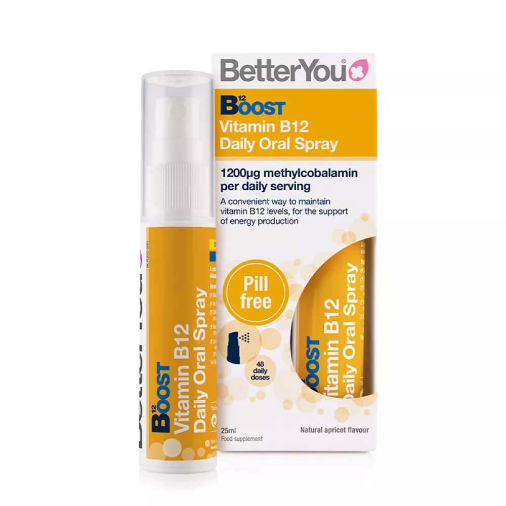 Spray oral Boost B12 Vitamin, 25 ml, BetterYou