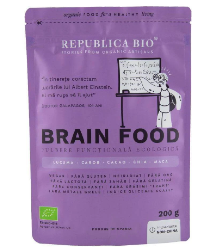 Brain food pulbere eco, 200g, Republica Bio