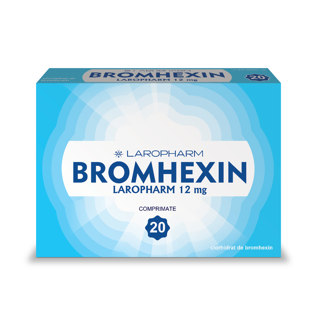 Bromhexin 12mg, 20 comprimate, Laropharm