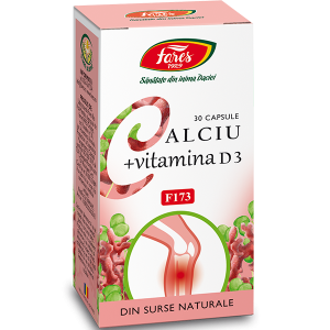 Calciu + Vitamina D3 x 30cps