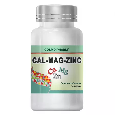 Cal-Mag-Zinc, 30 tablete, Cosmopharm