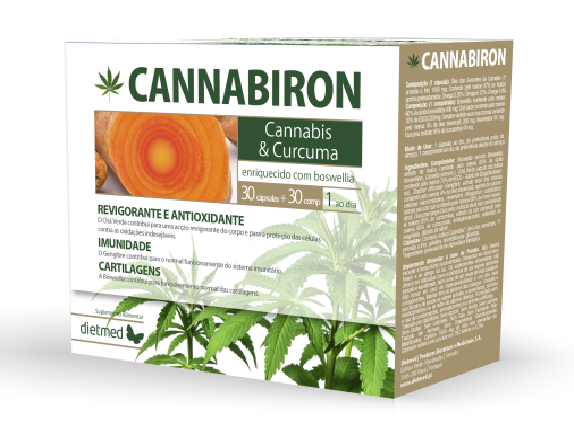 Cannabiron, 30 capsule + 30 tablete, Naturmil