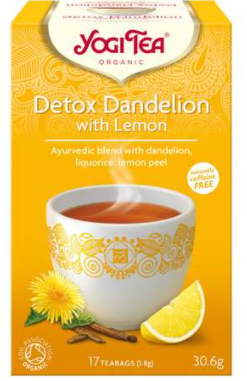 Ceai Bio Detox cu Lamaie x 17pl (YogiTea)