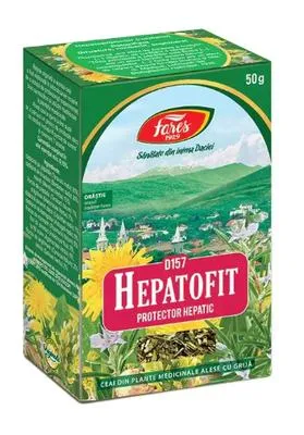 Ceai Hepatofit - protector hepatic D157, 50g, Fares