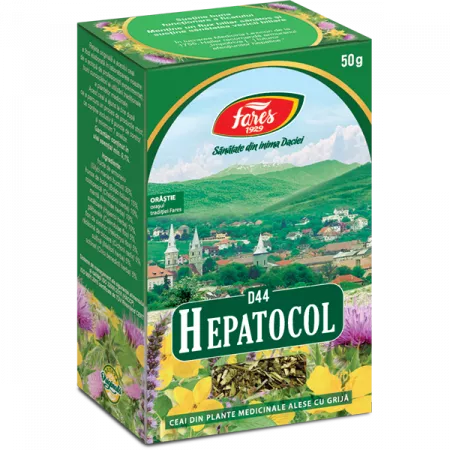 Ceai Hepatocol - D44, 50g, Fares