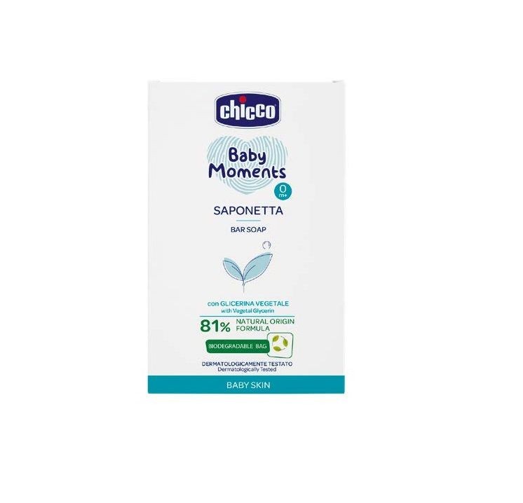 Sapun solid Baby Moments 0l+, 100g, 10398-9, Chicco