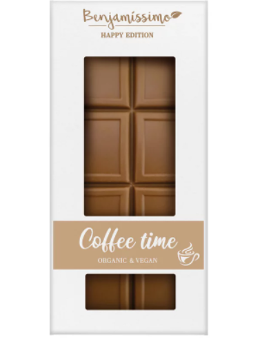 Ciocolata bio Coffee time, 60g, Benjamissimo