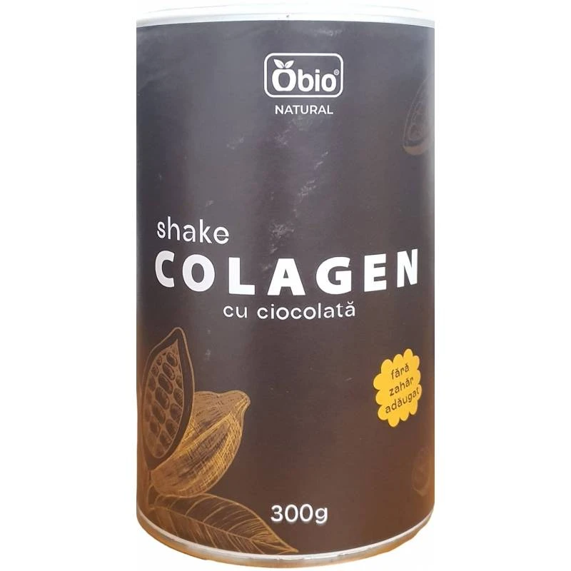 Colagen shake cu ciocolata, 300g, OBio
