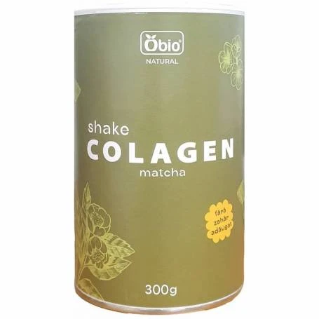 Colagen shake cu matcha, 300g, OBio