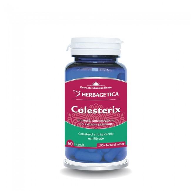 Colesterix, 60 capsule, Herbagetica