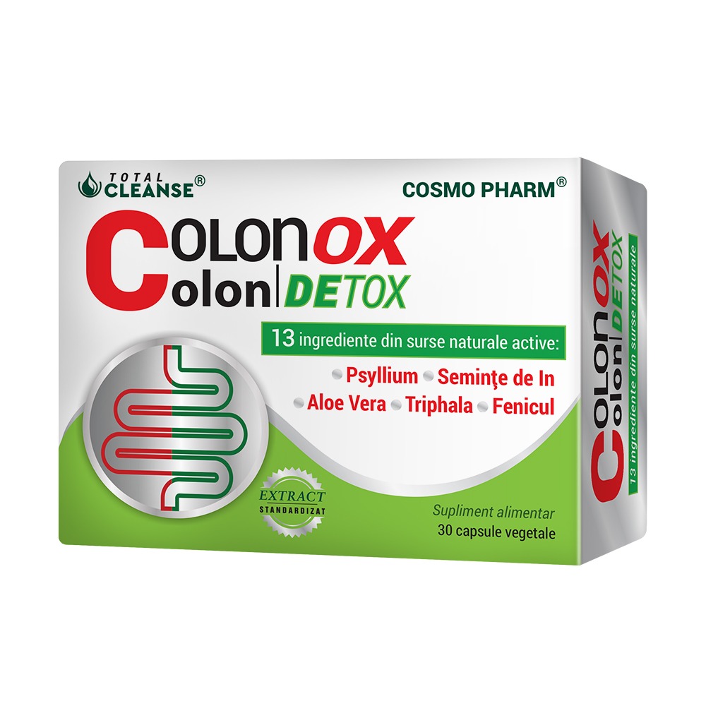 Colonox Colon Detox, 30 capsule, Cosmopharm