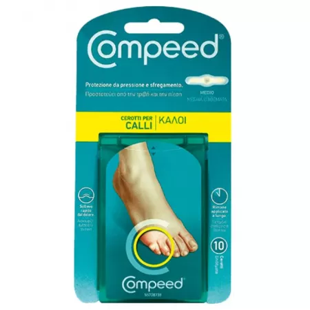 Plasturi pentru bataturi profunde, M, 10 bucati, Compeed