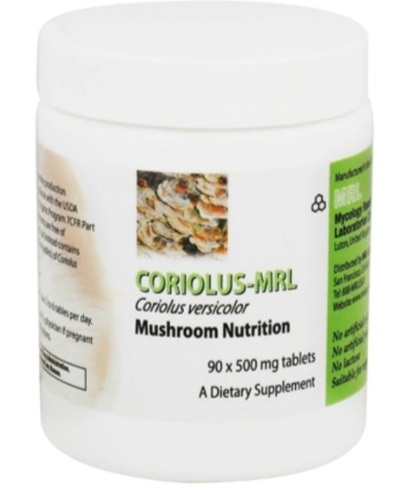 Coriolus MRL 500 mg, 90 tablete, Mycology Research Laboratoires