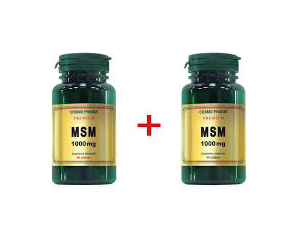 MSM 1000 mg, 60 tablete + 30 tablete, Cosmopharm