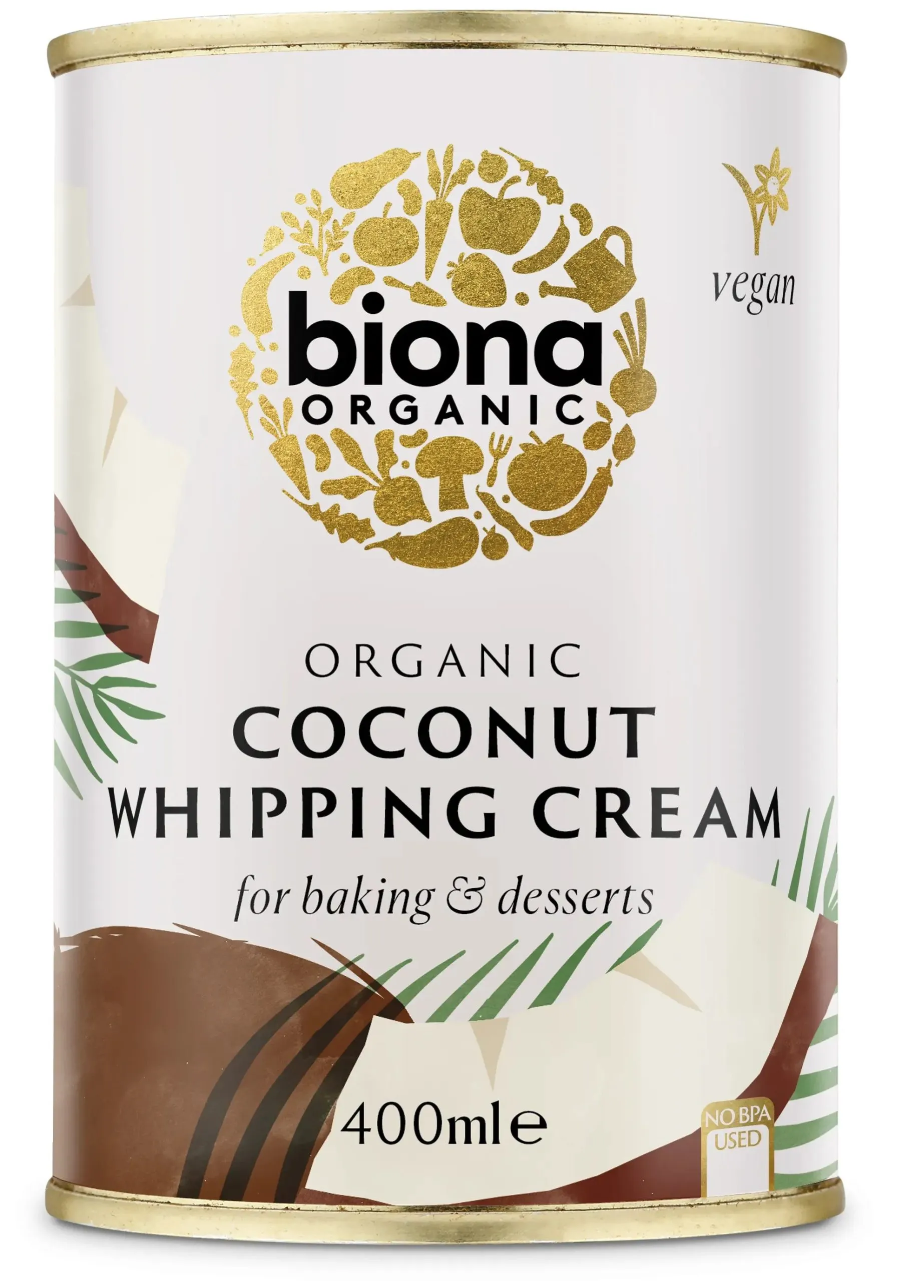 Crema de cocos inlocuitor frisca Bio, 400ml, Biona