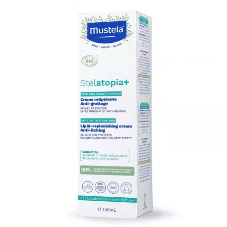 Crema de refacere a lipidelor Stelatopia+, 150ml, Mustela