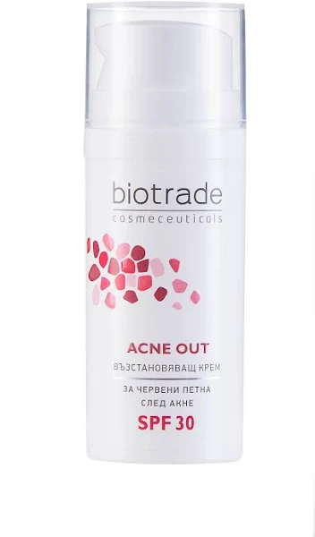 Crema reparatoare Acne Out SPF30, 30 ml, Biotrade