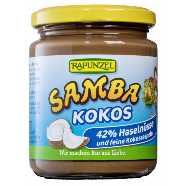 Crema Samba alune si cocos ECO, 250g, Rapunzel