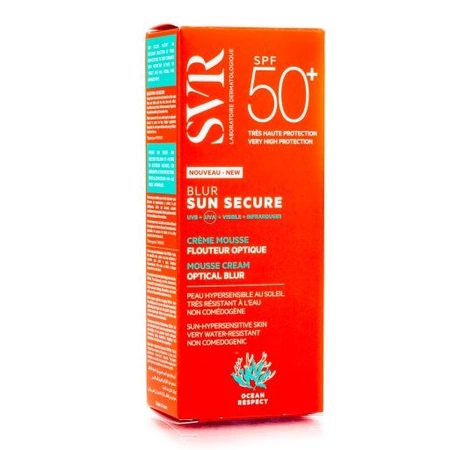 Crema spuma pentru protectie solara Sun Secure Blur SPF50, 50ml, SVR
