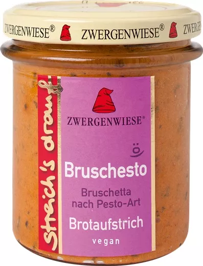 Crema tartinabila vegetala eco Bruscheto, 160g, Zwergenwiese