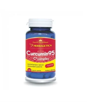 Curcumin 95 C3 Complex, 60cps, Herbagetica