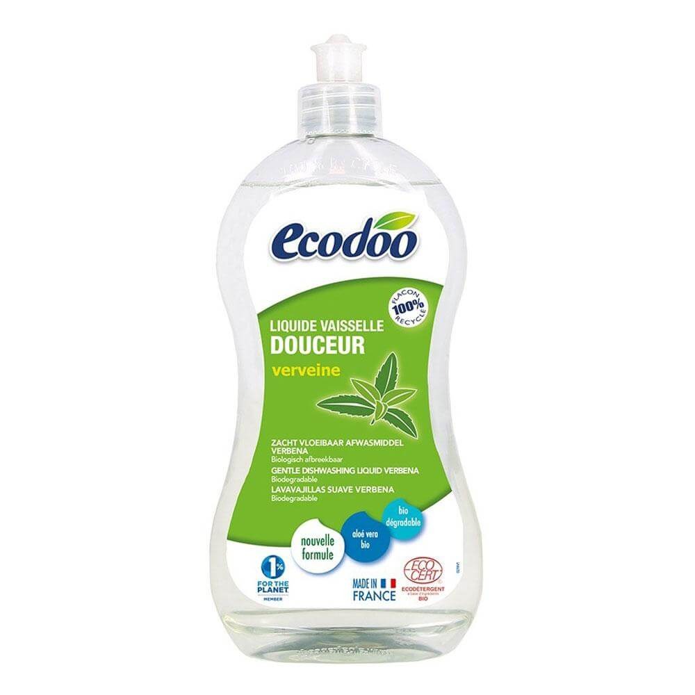 Detergent de vase lichid bio cu aloe vera si verbina, 500ml, Ecodoo