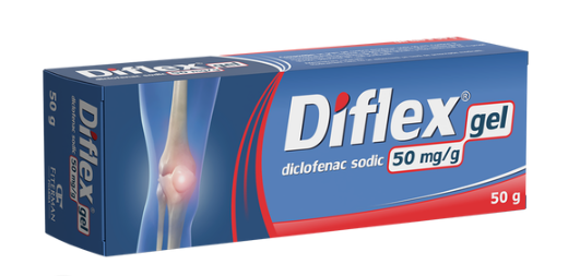 Diflex gel, 50 mg/g, 50 g, Fiterman