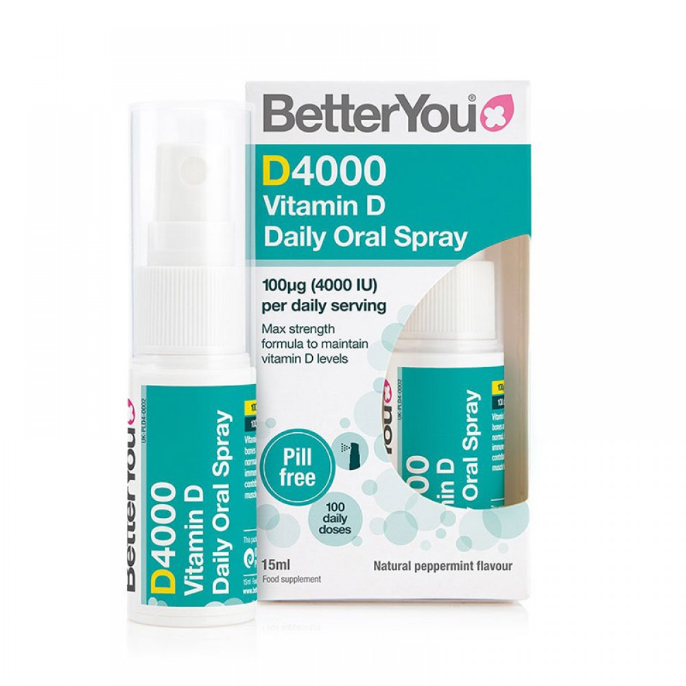 Spray oral vitamina D 4000UI, 15ml, BetterYou