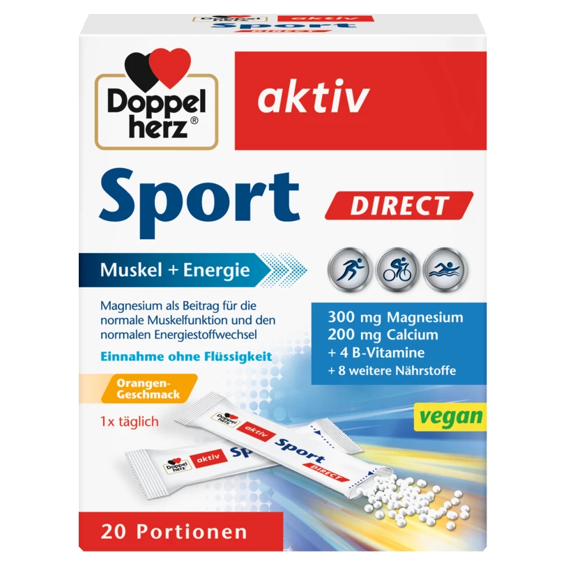 Vitamine si Minerale Sport Direct, 20 plicuri, Doppelherz