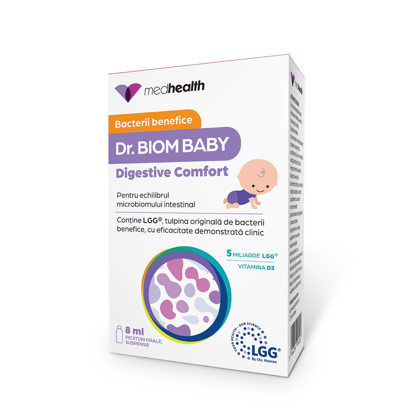 DR. BIOM BABY Digestive comfort picaturi orale, 8ml, Medhealt