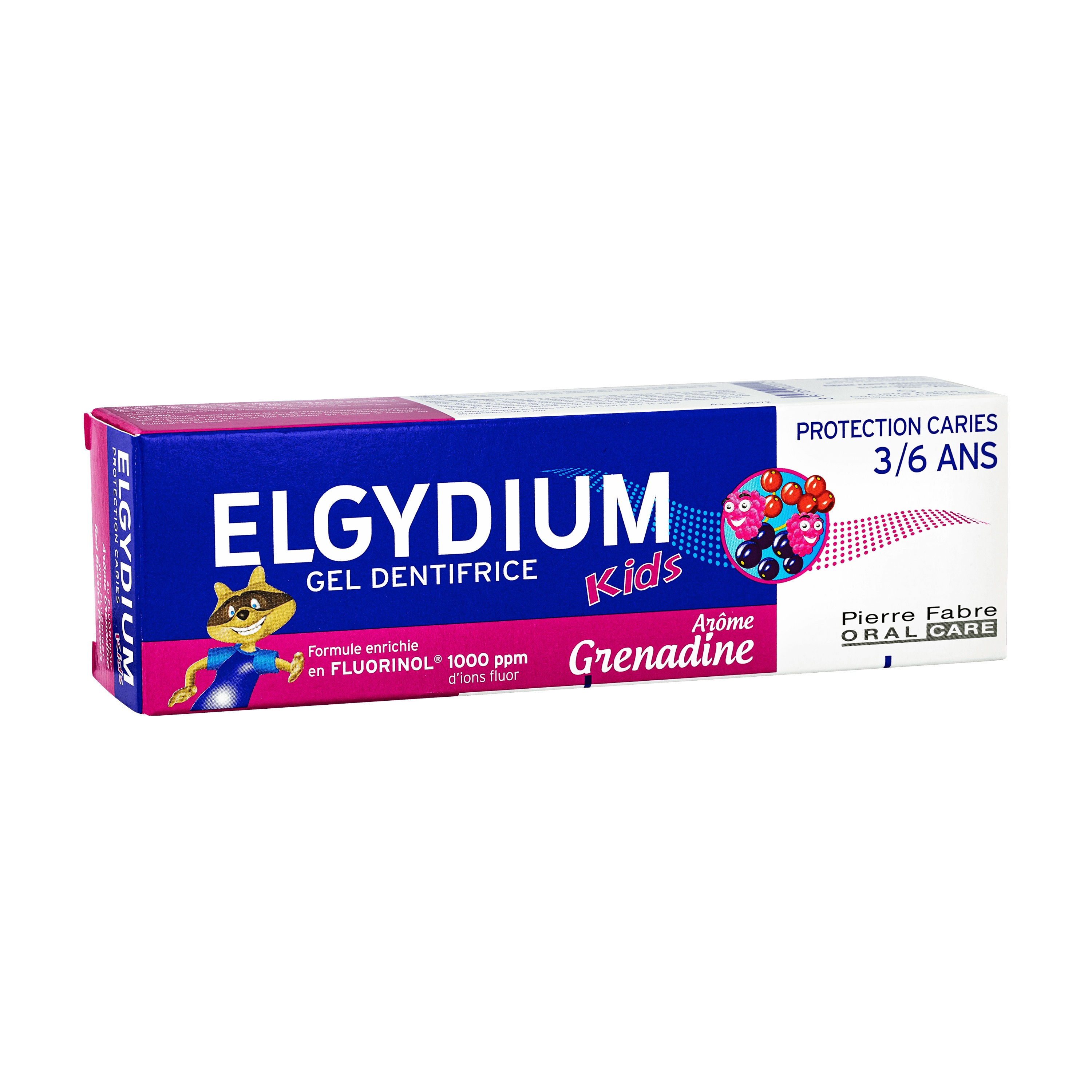 Pasta de dinti fructe de padure, kids 3-6 ani, 50ml, Elgydium