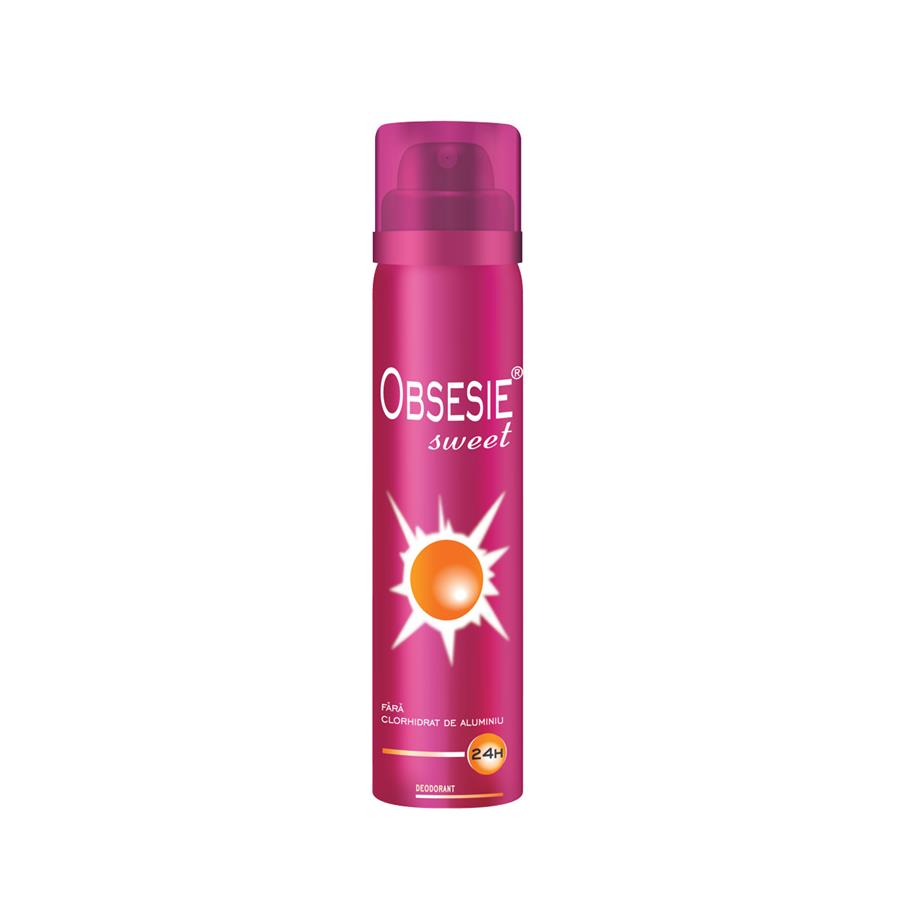 Deodorant spray Obsesie Sweet, 75 ml, Farmec 3784