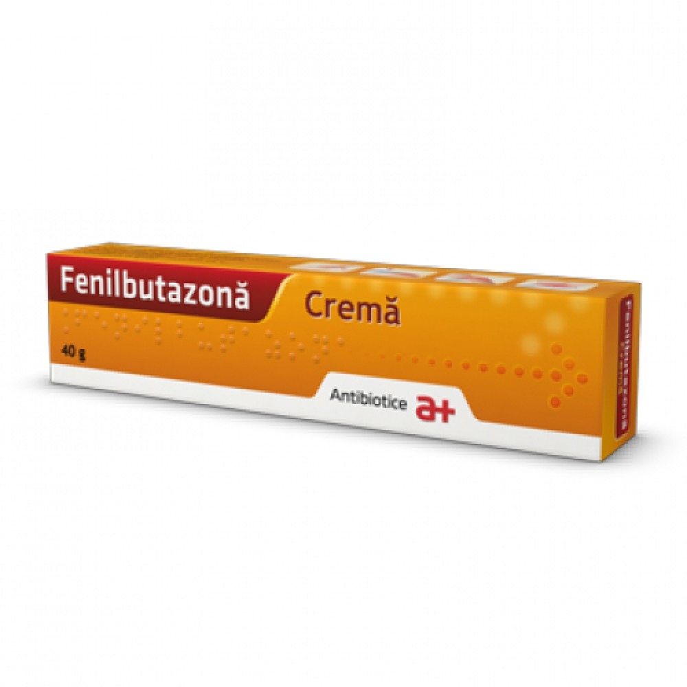 Fenilbutazona 4% crema, 40g, Antibiotice