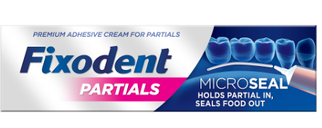 Crema adeziva pentru proteza dentara fara zinc Fixodent Partials, 40g, P&G