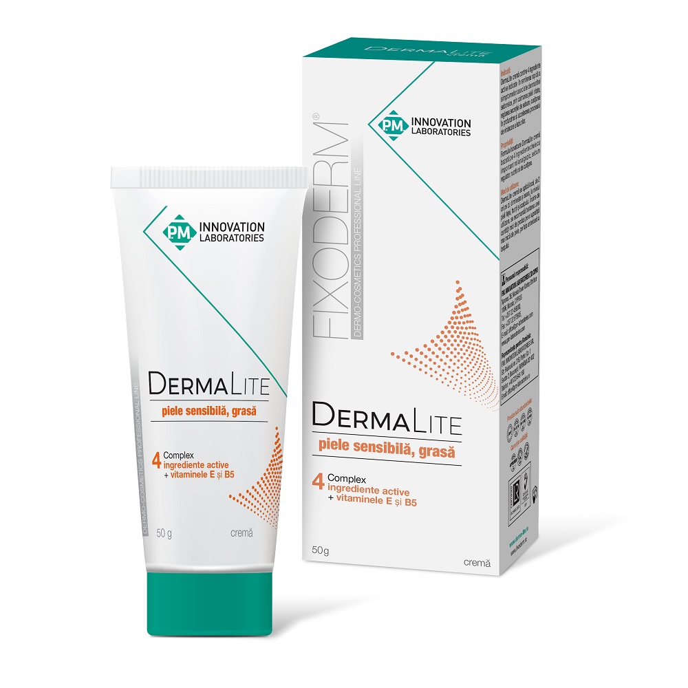 DermaLite cremă piele sensibilă, grasă Fixoderm, 50 g, Innovation Laboratories