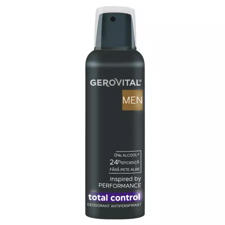 Deodorant antiperspirant Total Control, 150ml, 3717, Gerovital Men
