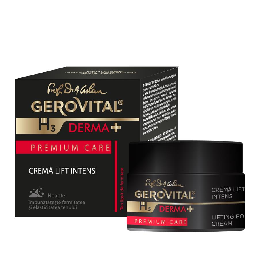 Crema Lift intens H3 Derma+ Premium Care, 50 ml, Gerovital 480