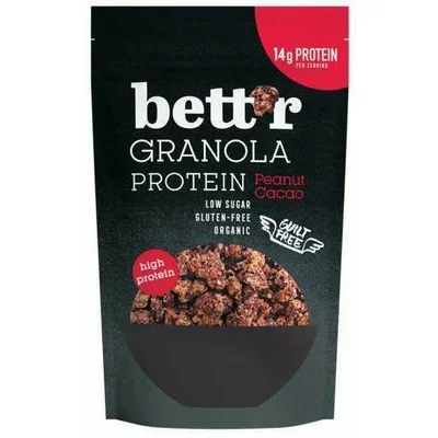 Granola proteica bio cu alune si cacao fara gluten, 300g, Bettr