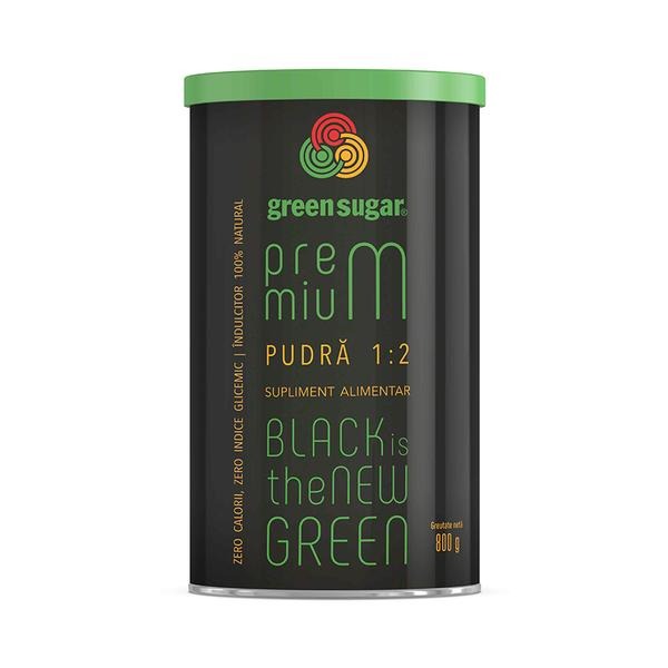 Green Sugar Premium pulbere, 800g, Remedia