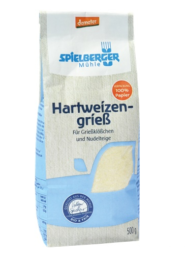 Gris din grau dur Demeter ECO, 500 g, Spielberger