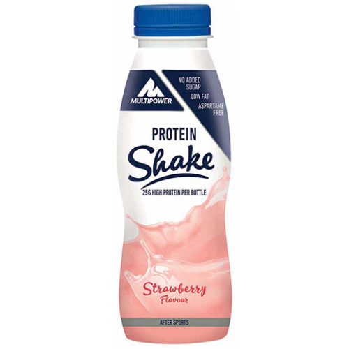 Shake High protein cu aroma de capsuni, 200ml, Multipower
