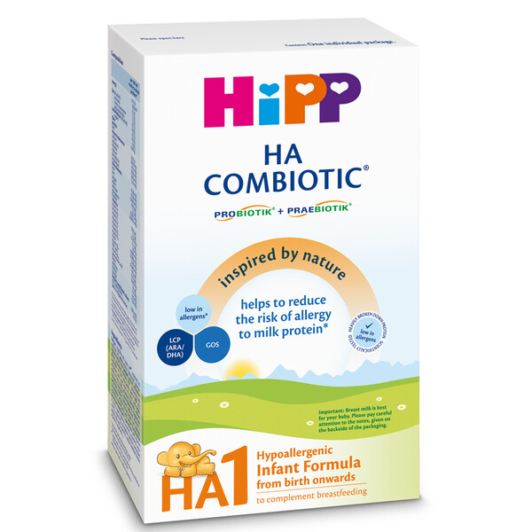 HIPP HA1 Combiotic lapte hipoalergenic de la nastere, 350 g