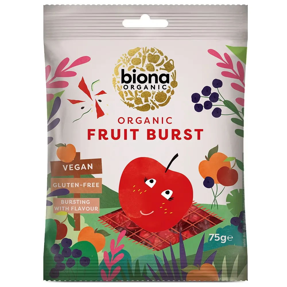 Jeleuri Fruit burst eco, 75g, Biona