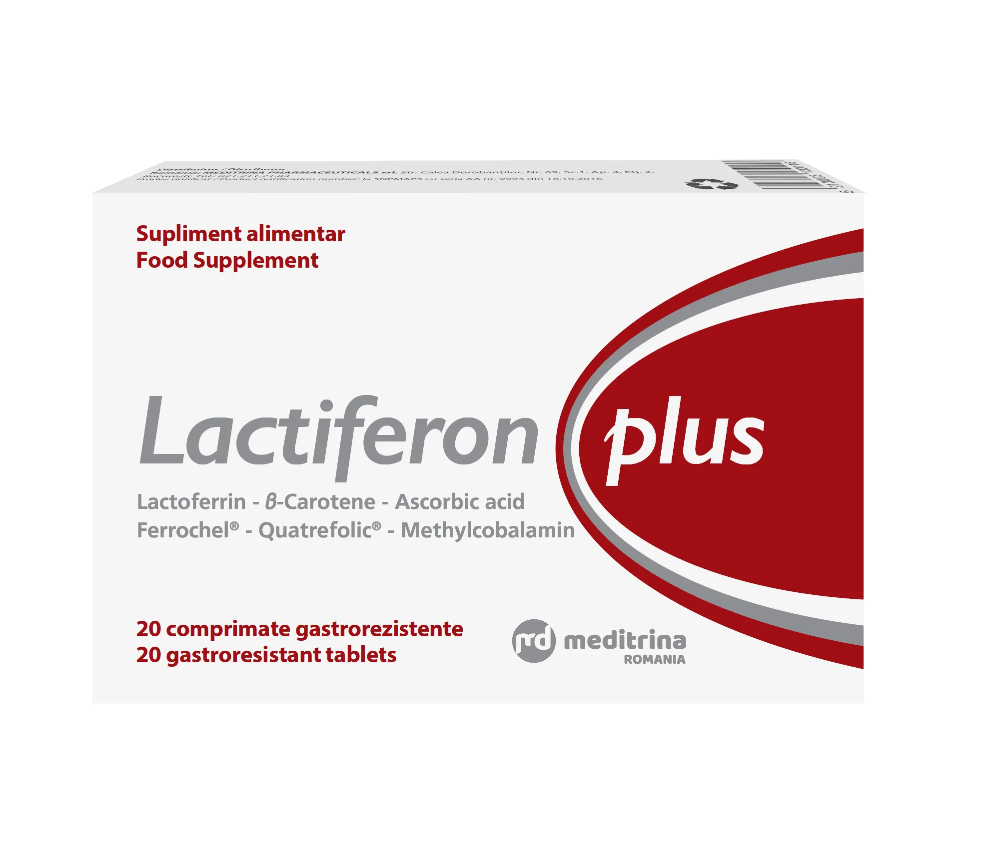 Lactiferon Plus, 20 comprimate, Meditrina