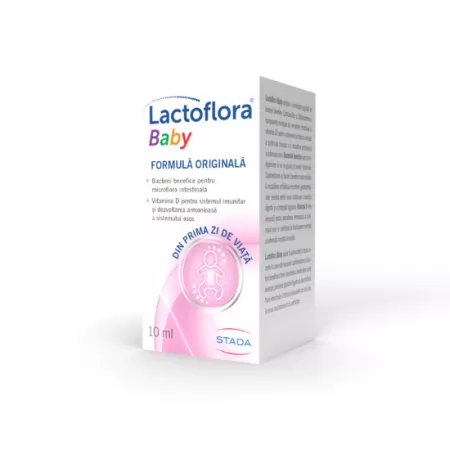 Lactoflora Baby picaturi, 10ml, Stada