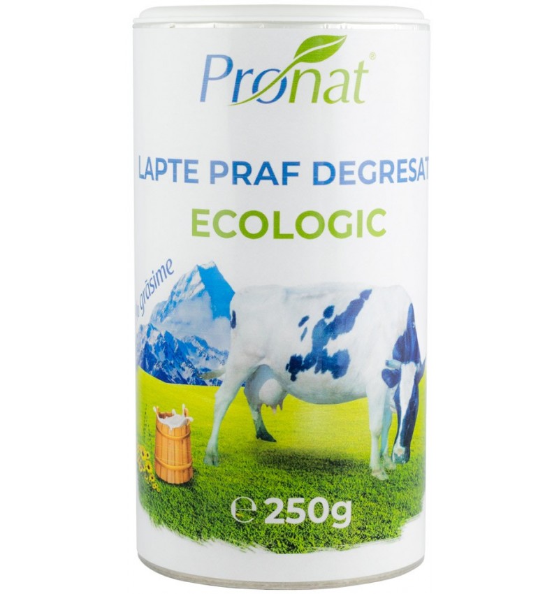 Lapte praf degresat eco, 250g, Pronat