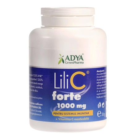 Vitamina C 1000mg Lili C Forte, 30 comprimate, Adya Green Pharma