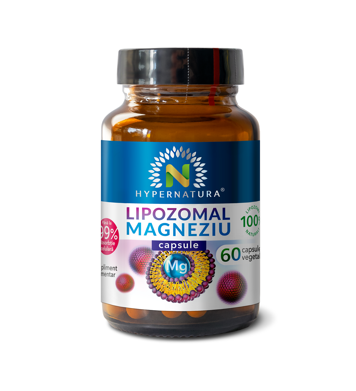 Lipozomal Magneziu, 60 capsule, Hypernatura