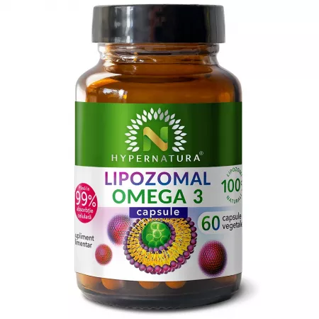 Lipozomal Omega 3 vegan, 60 capsule, Hypernatura